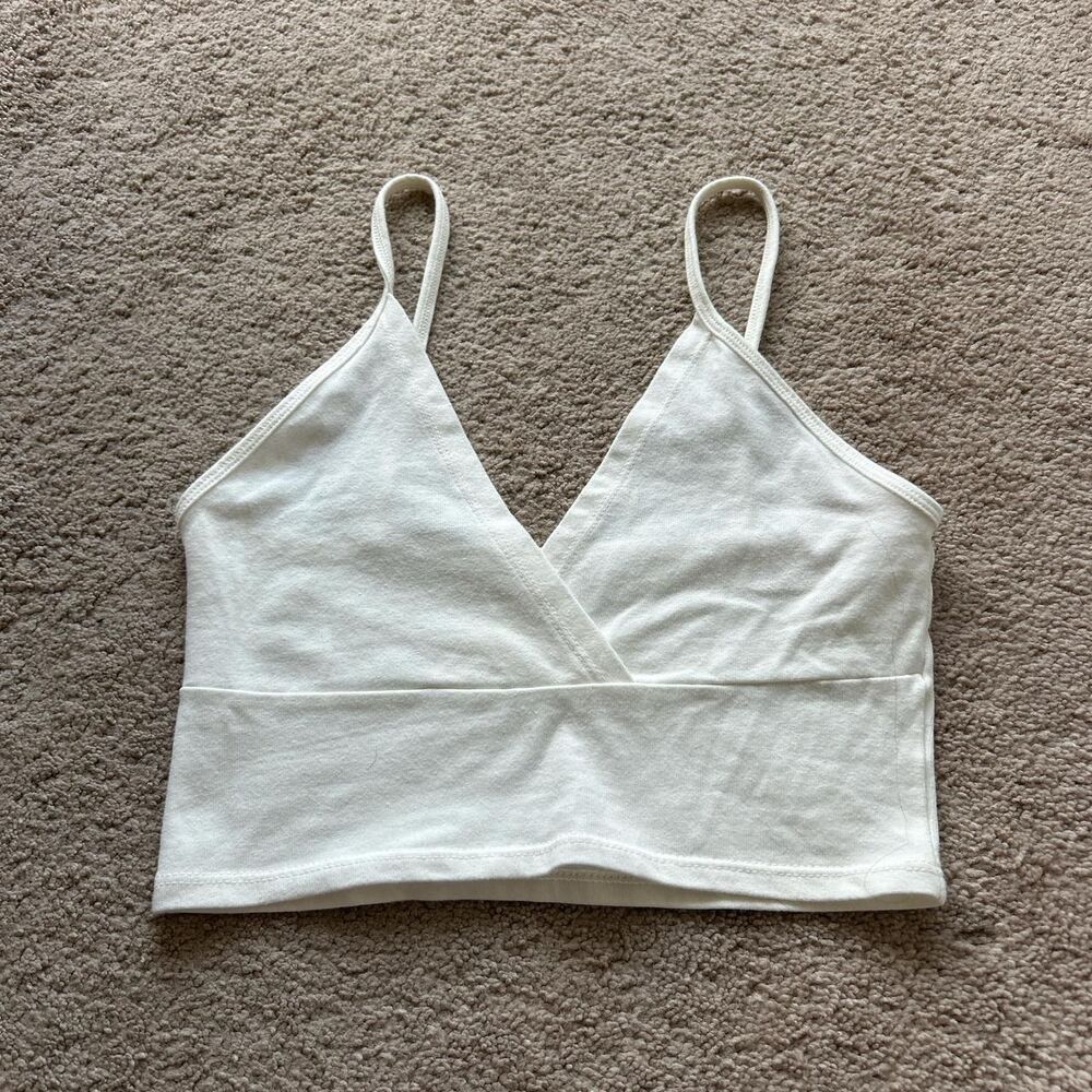 Brandy-melville Women's White Tank Top